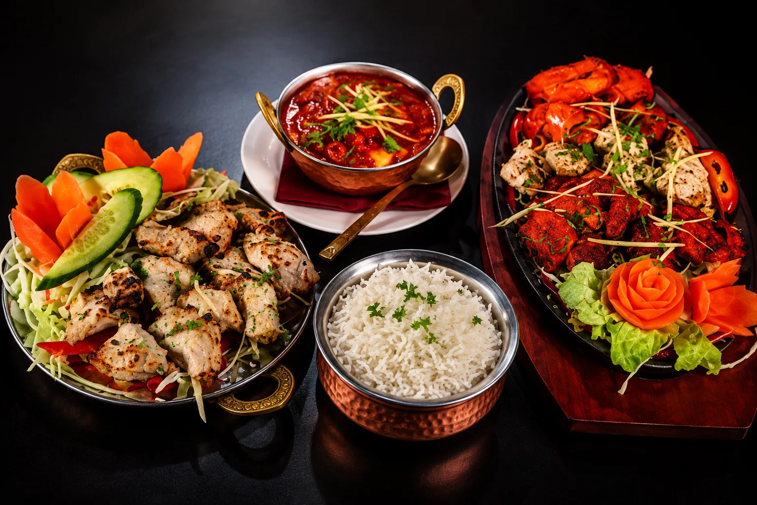 Delicious Indian food at Kaavya